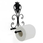 Set di 2 supporti per carta igienica vintage da parete per bagno