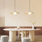 Lampada a sospensione creativa Wabi Sabi per la sala da pranzo con foglie di loto
