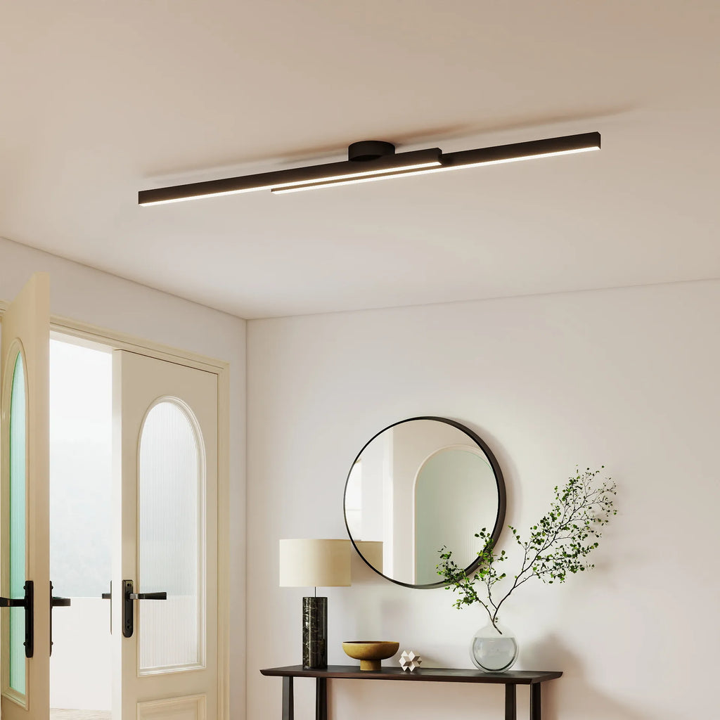 Moderna Lampada da Soffitto in Alluminio a Striscia Lunga