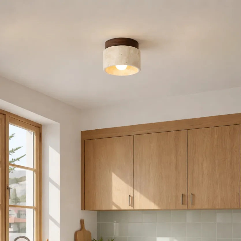 Lampada da soffitto moderna in stile crema creativo