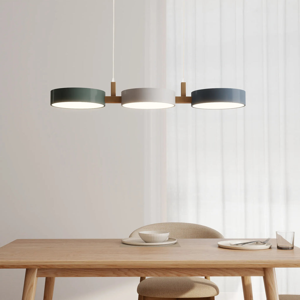 Lampada a Sospensione in Metallo Nordica Moderna a Cilindro