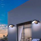 Lampada da Parete LED Impermeabile Elvon Nordic Arc, Nera