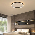 Arisha Minimalista LED Plafoniera Anello Metallo Nero