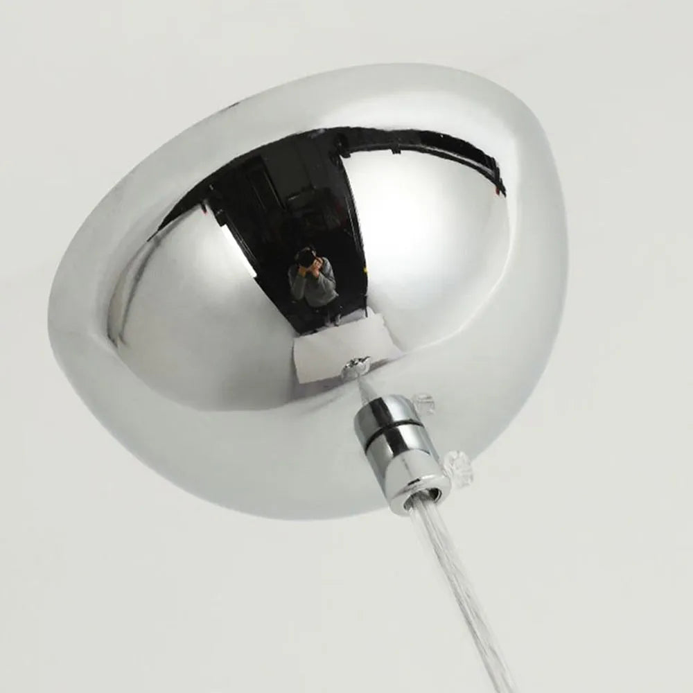 Lampada a sospensione in vetro lava, 4 colori