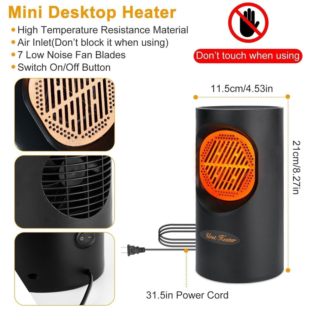 Mini Stufa Elettrica 300W – Riscaldamento Compatto Portatile