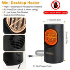 Mini Stufa Elettrica 300W – Riscaldamento Compatto Portatile