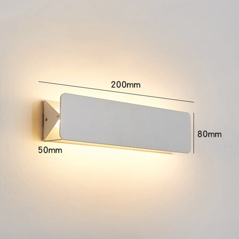 Lampada da Parete Interna Rotante in Metallo LED Arisha, Bianca