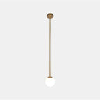 Lampada a Sospensione Minimalista in Ottone