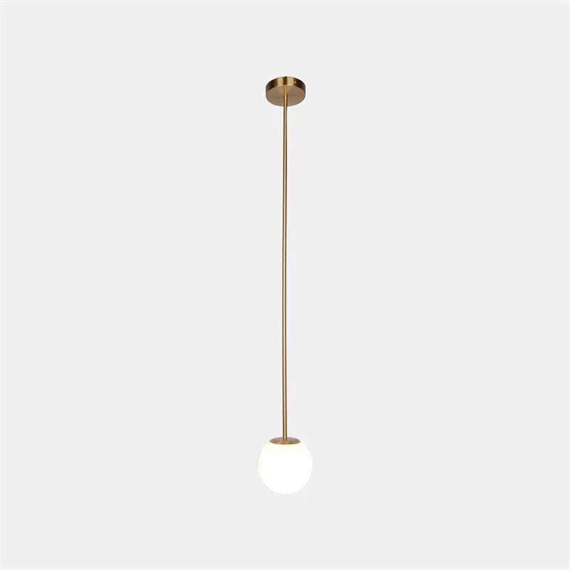 Lampada a Sospensione Minimalista in Ottone