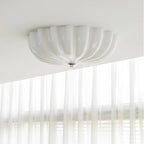 Moderna Lampada da Soffitto in Vetro a Forma di Fiore