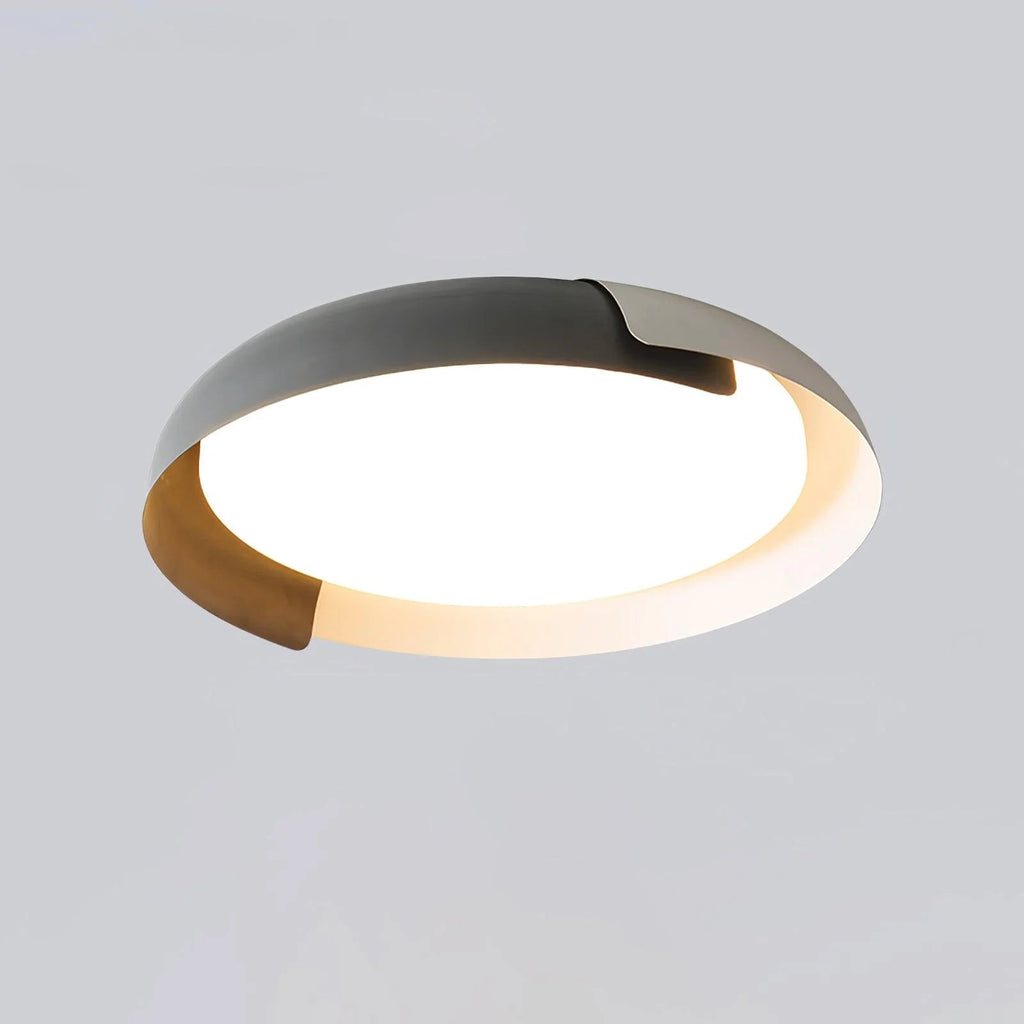 Lampada da soffitto rotonda classica in acrilico