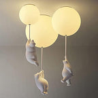Lampada da soffitto Orso Palloncino | Design di orso giocoso