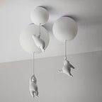 Lampada da soffitto Orso Palloncino | Design di orso giocoso