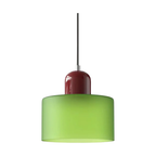 Lampada a sospensione in vetro – Elegante lampada cilindrica per ambienti accoglienti