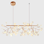 Lampadario in Acrilico a Petali di Rosa Modish
