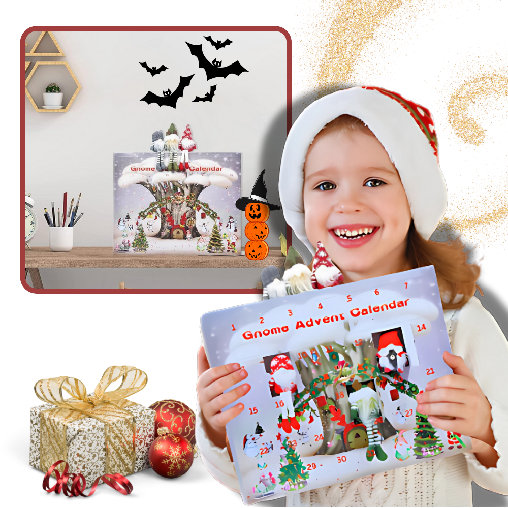 Calendario dell'Avvento degli Elfi di Halloween 31 Giorni – Sorprese Quotidiane