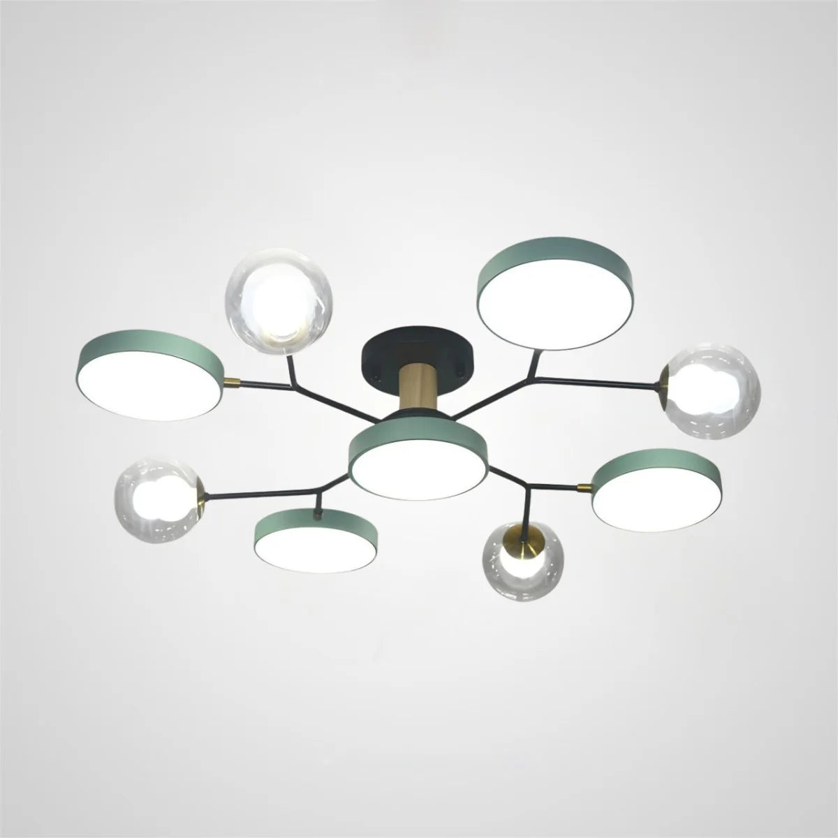 Lampada da Soffitto Moderna a Più Lampadine per Soggiorno