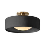Lampada da soffitto a tamburo in porcellana