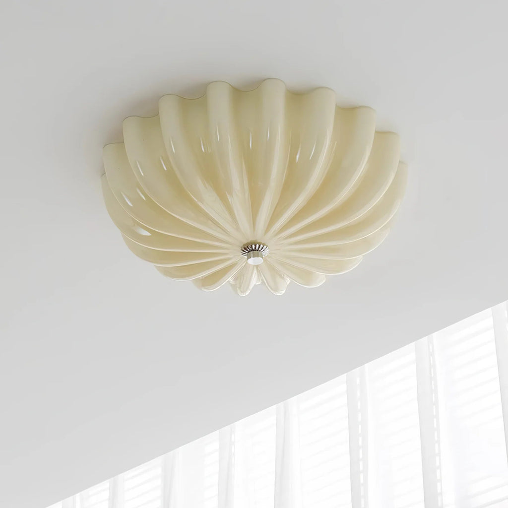 Moderna Lampada da Soffitto in Vetro a Forma di Fiore