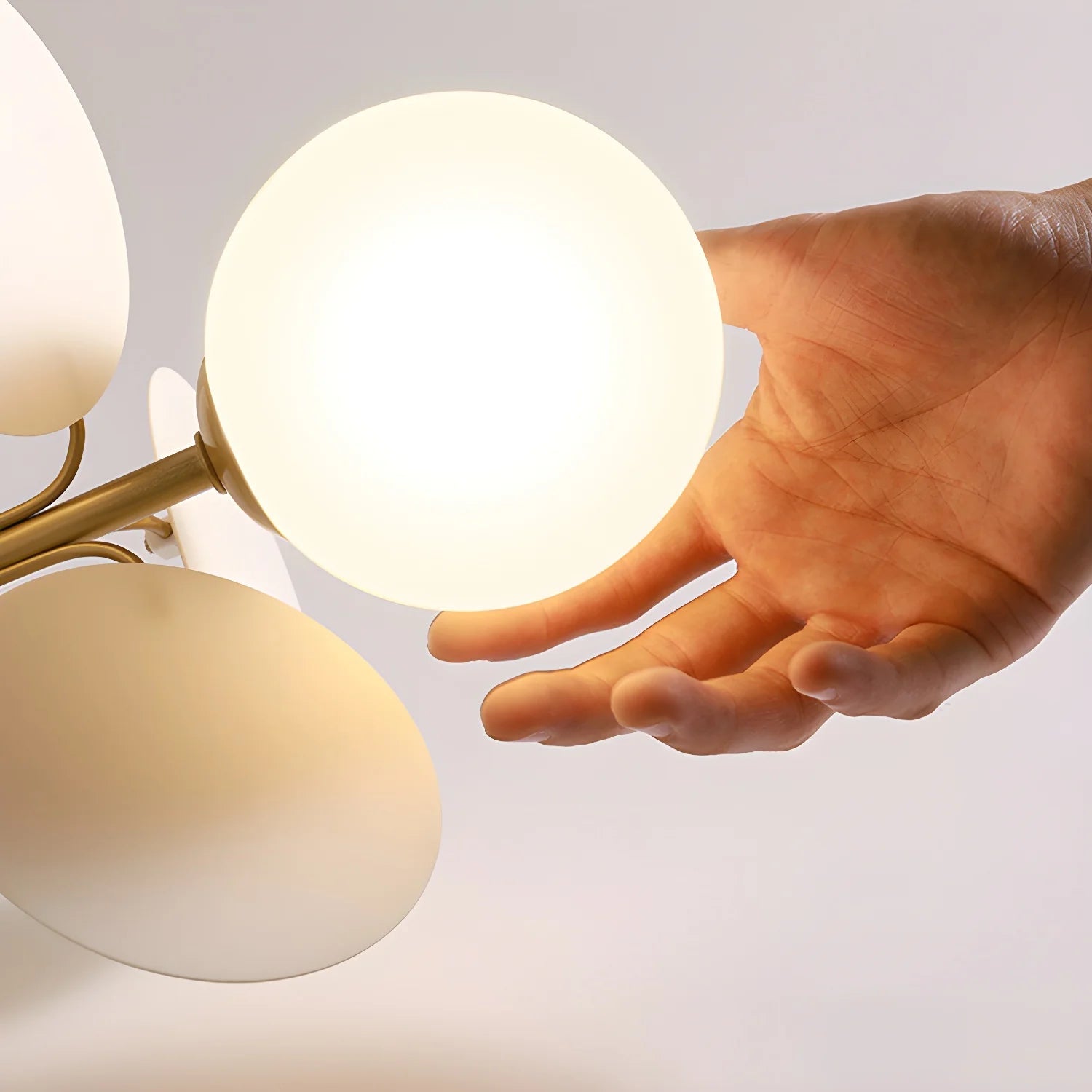 Lampada da soffitto in acrilico Bubble-Pastel Elegante