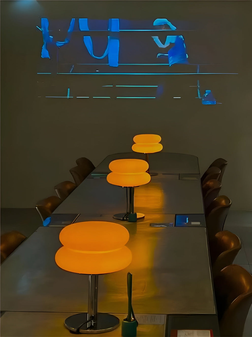 Lampada in vetro stile Macaron – elegante lampada da tavolo in vetro per un'atmosfera accogliente