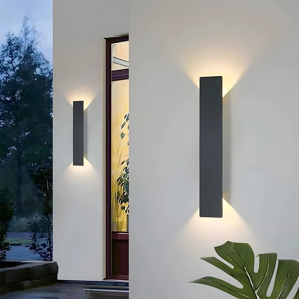 Selvik | Moderno Faretto da Esterno in Alluminio con Classe di Protezione IP65 in Quattro Lunghezze per Giardino, Patio e Viale