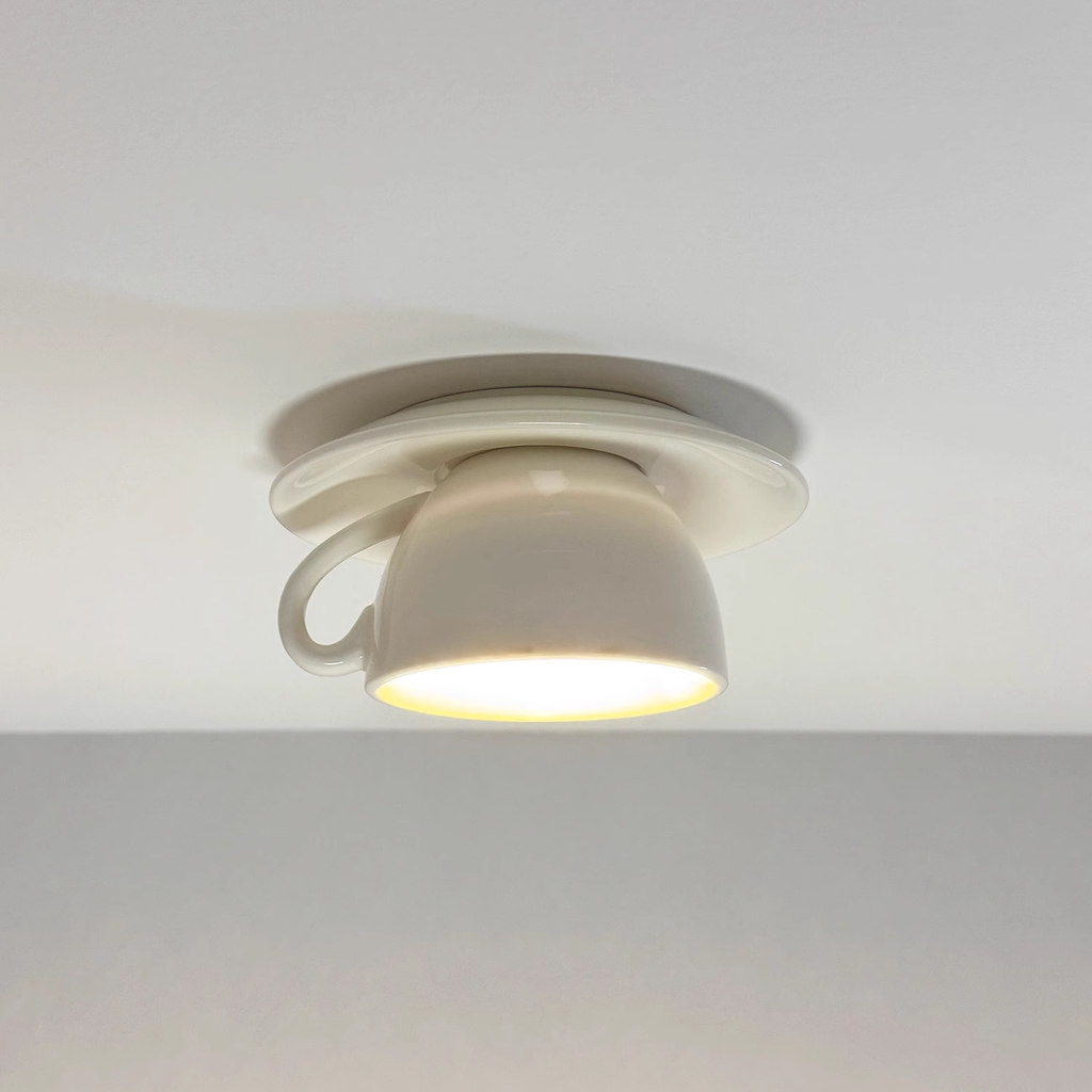 Aria Moderno Tazze da Caffè in Ceramica Illuminazione da Soffitto