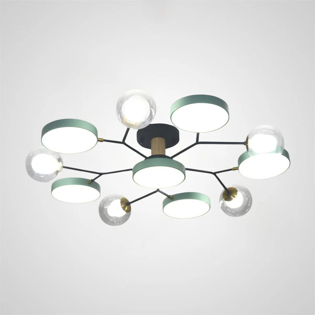 Lampada da Soffitto Moderna a Più Lampadine per Soggiorno