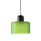 Lampada a sospensione in vetro – Elegante lampada cilindrica per ambienti accoglienti
