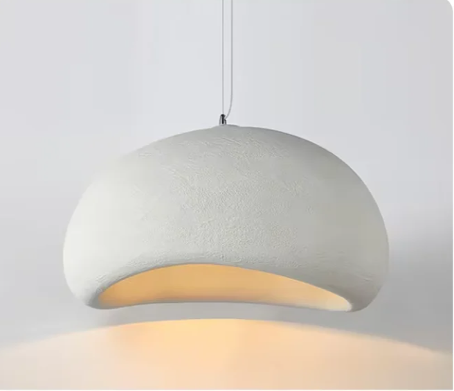 WabiGlow – Lampada a sospensione LED Wabi Sabi moderna per soggiorno, sala da pranzo e camera da letto