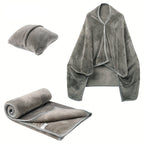 Coperta Elettrica Portatile con Funzione Cuscino – Coperta da Viaggio per Maggiore Comfort