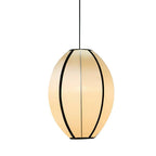 Lampada a sospensione in carta ovale classica