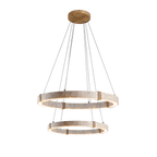 Lampada a Sospensione in Travertino Circolare