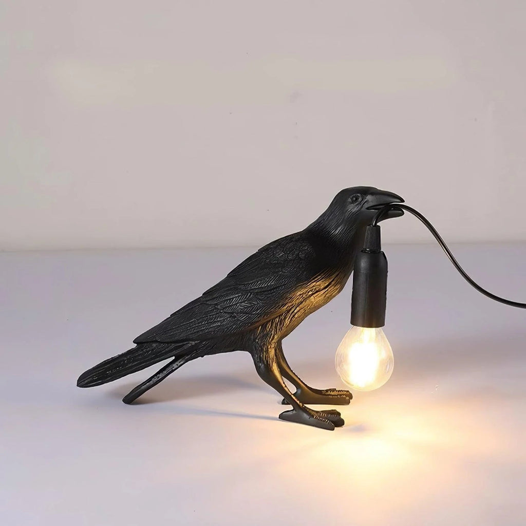 Lampada da Tavolo in Resina Trendy Crow