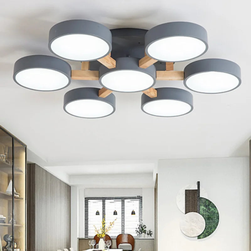 Moderna Lampada da Soffitto Rotonda