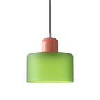 Lampada a sospensione in vetro – Elegante lampada cilindrica per ambienti accoglienti