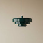 Aetna Scandinavian Triple Layer Disc Colorful Pendant Light