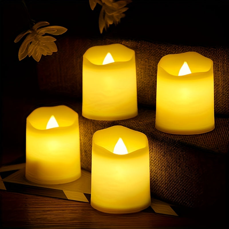 Candele LED senza fiamma a batteria – 24–100 pezzi