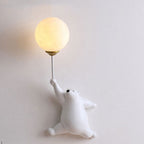Lampada da Parete Orso Carina Luce a Palloncino Decorativa per Stanza Bambini
