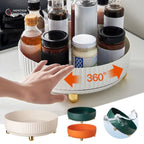 Organizer Rotante a 360° – Stoccaggio Salvaspazio per Cucina, Bagno, Ufficio e Dispensa