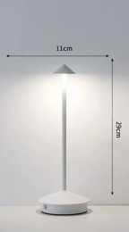 LumaTouch – Lampada da Tavolo LED Ricaricabile con Dimming Continuo