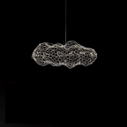 Lampada a sospensione Nuvola in Rete di Ferro Design Danese