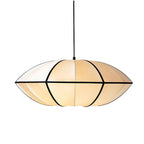 Lampada a sospensione in carta ovale classica