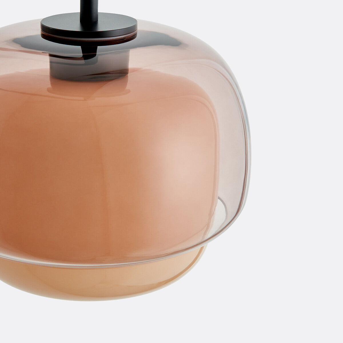 Lampada da parete in vetro vintage moderno colorato Orbit