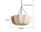 KumoWabi Lampada a Sospensione in Tessuto Giapponese Wabi-Sabi