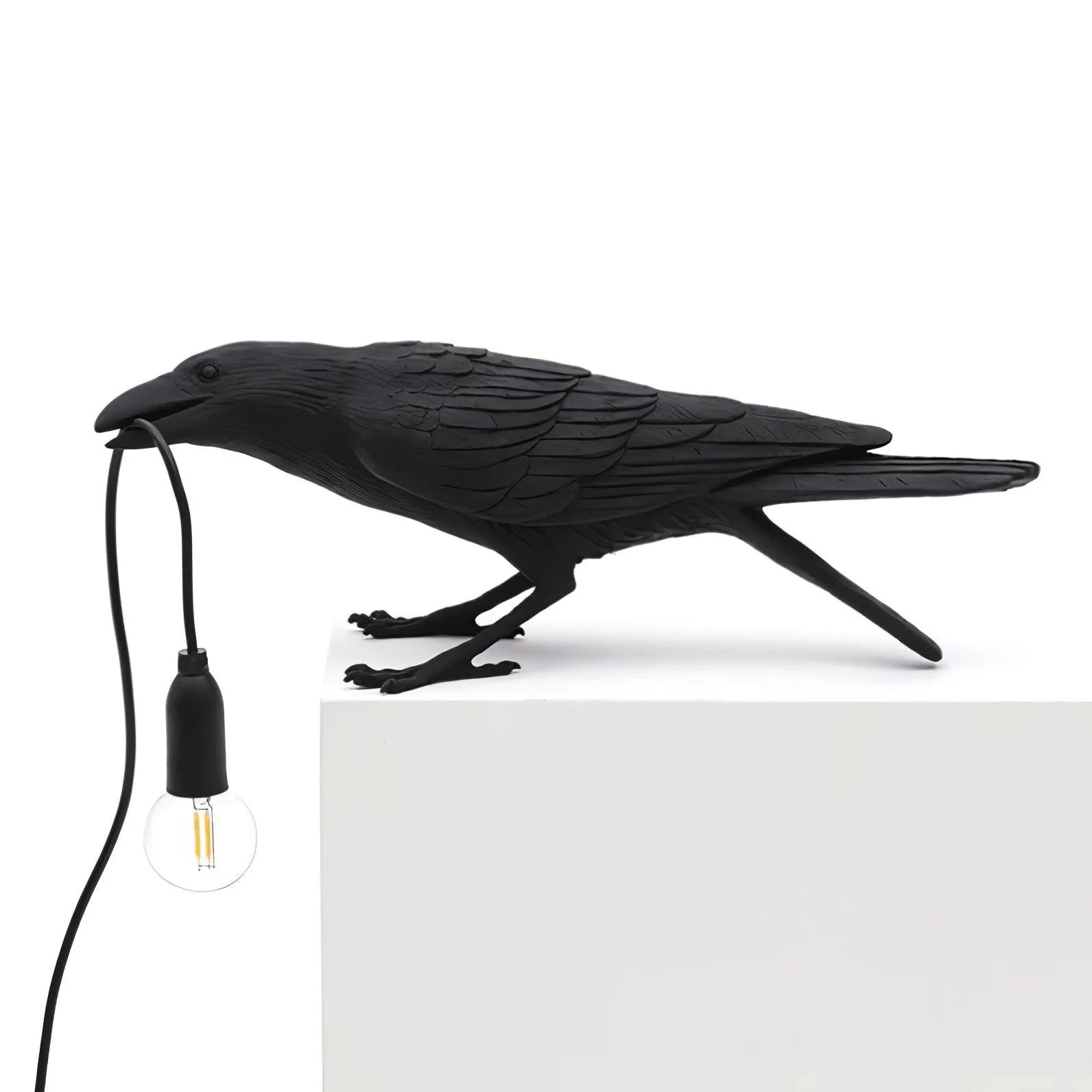 Lampada da Tavolo in Resina Trendy Crow