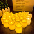 Candele LED senza fiamma a batteria – 24–100 pezzi