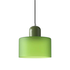 Lampada a sospensione in vetro – Elegante lampada cilindrica per ambienti accoglienti