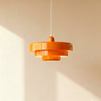 Aetna Scandinavian Triple Layer Disc Colorful Pendant Light