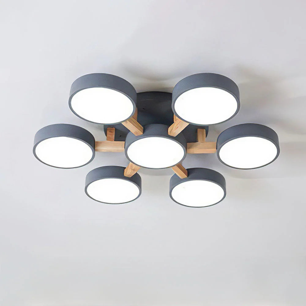 Moderna Lampada da Soffitto Rotonda